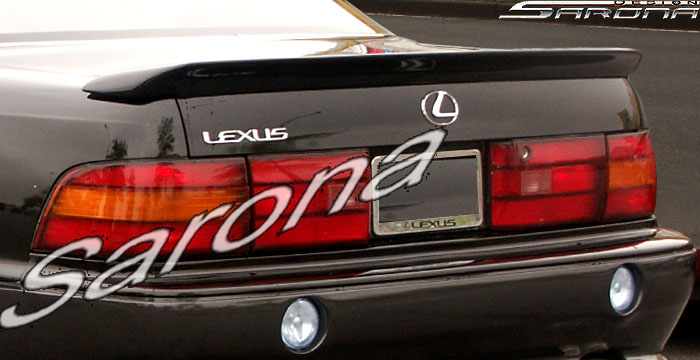 Custom Lexus LS400 Trunk Wing  Sedan (1990 - 1994) - $290.00 (Manufacturer Sarona, Part #LX-010-TW)
